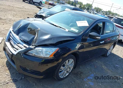 2013 Nissan Sentra Sl z USA, uszkodzony, nr VIN 3N1AB7AP1DL750876